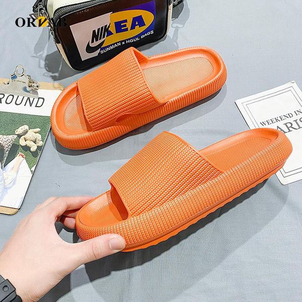women thick platform slippers summer beach eva soft sole slide sandals leisure ladies indoor bathroom anti-slip shoes size 36-45, Black 
women thick platform slippers summer beach eva soft sole slide sandals leisure ladies indoor bathroom anti-slip shoes size 36-45, Black