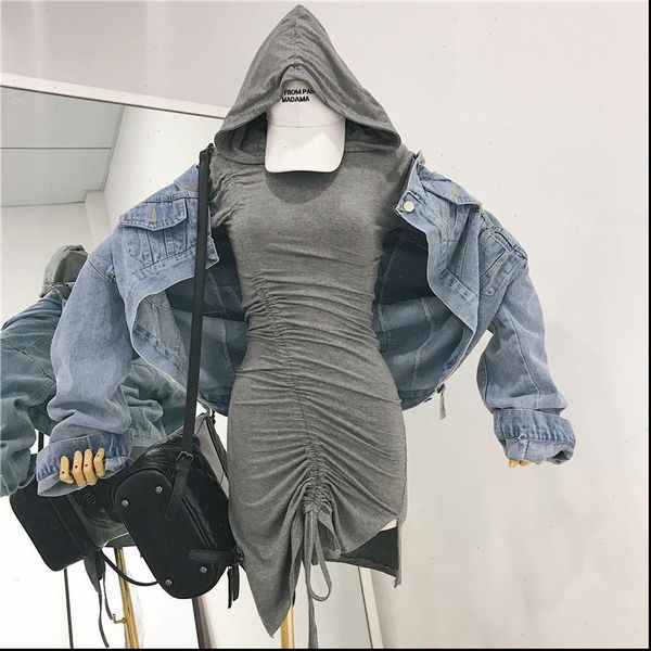 autumn new fashion chic drawstring hooded dress women ladies dress long sleeve womens clothing drop shipping, Black;gray
autumn new fashion chic drawstring hooded dress women ladies dress long sleeve womens clothing drop shipping, Black;gray