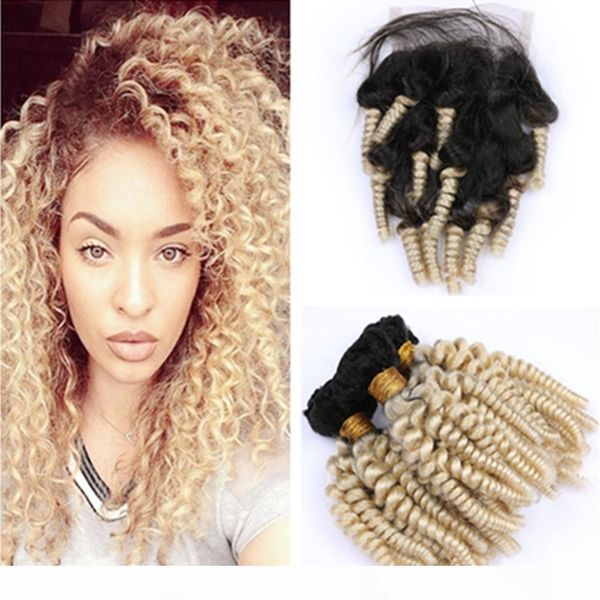 aunty funmi indian virgin human hair blonde ombre weaves with closure 3bundles blonde ombre bouncy curly with 4x4 lace closure, Black;brown
aunty funmi indian virgin human hair blonde ombre weaves with closure 3bundles blonde ombre bouncy curly with 4x4 lace closure, Black;brown