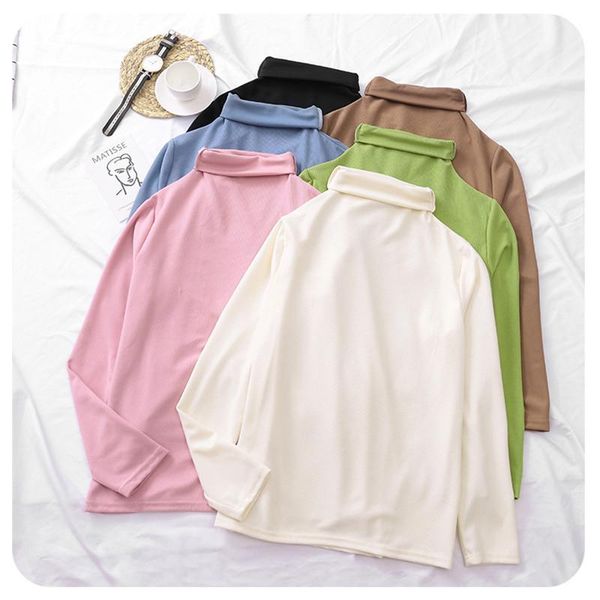 women's sweaters autumn solid color knitted half-high collar western style wild pullover long sleeve t-shirt bottoming shirt a232, White;black
women's sweaters autumn solid color knitted half-high collar western style wild pullover long sleeve t-shirt bottoming shirt a232, White;black