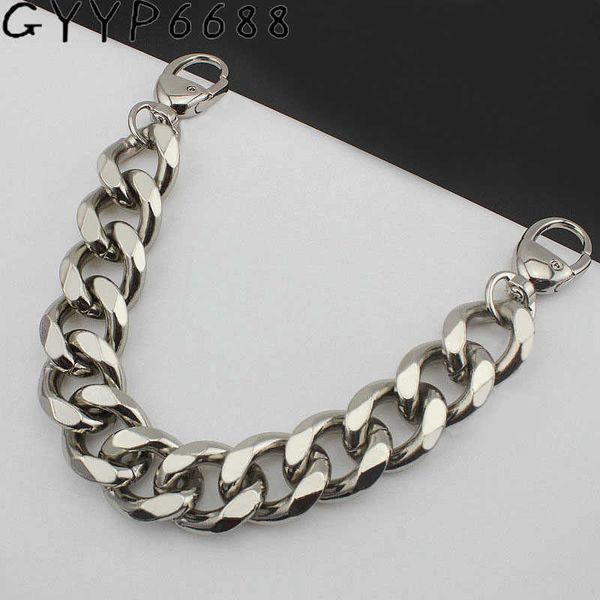 3 colors 22mm thick aluminum chain light weight bags strap bag parts diy handles easy matching accessory handbag straps bag 210901, Black
3 colors 22mm thick aluminum chain light weight bags strap bag parts diy handles easy matching accessory handbag straps bag 210901, Black