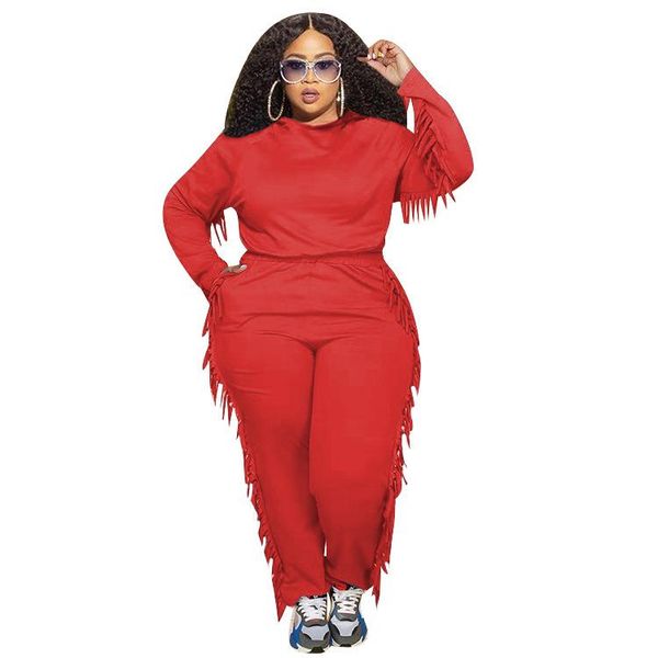 plus size tracksuits winter fall elegant two piece set women 4xl 5xl red blue tassel long sleeve + pants jogging femme matching sets, Black
plus size tracksuits winter fall elegant two piece set women 4xl 5xl red blue tassel long sleeve + pants jogging femme matching sets, Black