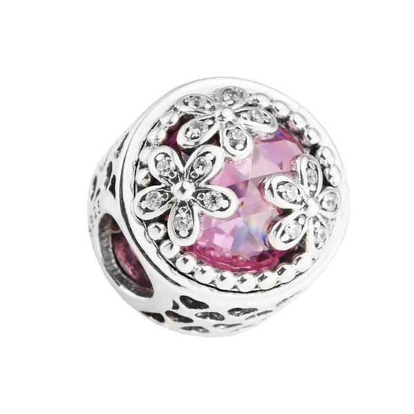 925 sterling silver luxury hollow heart three flowers bright pink cz beads fit original 3mm charm bracelet jewelry making, Bronze;silver
925 sterling silver luxury hollow heart three flowers bright pink cz beads fit original 3mm charm bracelet jewelry making, Bronze;silver