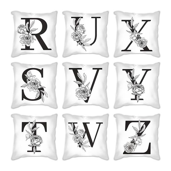 cushion/decorative pillow black letter throw 45*45cm english alphabet cushion cover polyester home decoration cojines flowers para sofa
cushion/decorative pillow black letter throw 45*45cm english alphabet cushion cover polyester home decoration cojines flowers para sofa
