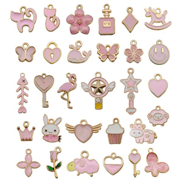 60pcs/lot mix gold plated enamel cute whale crown pink charm fit european pendant pandora charms bracelet diy metal jewelry making, Bronze;silver
60pcs/lot mix gold plated enamel cute whale crown pink charm fit european pendant pandora charms bracelet diy metal jewelry making, Bronze;silver