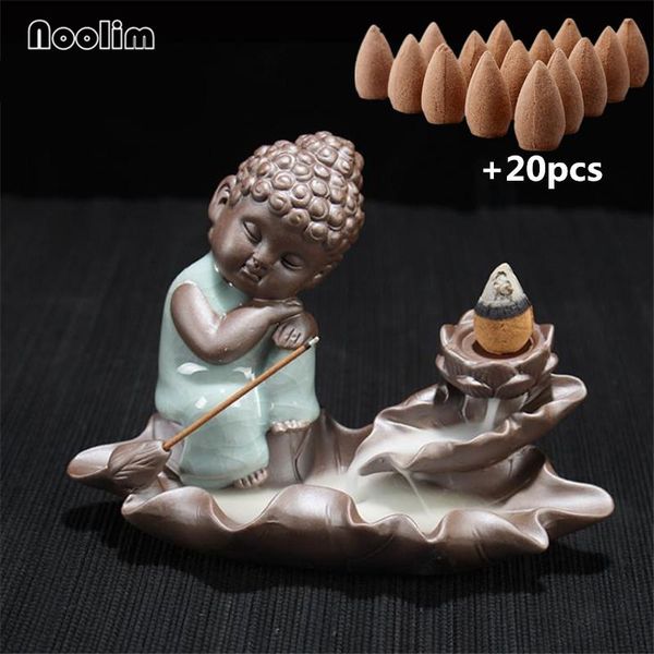 fragrance lamps glaze ice crack buddha backflow incense burner ceramic mountains stick holder aroma censer+20pcs cones
fragrance lamps glaze ice crack buddha backflow incense burner ceramic mountains stick holder aroma censer+20pcs cones