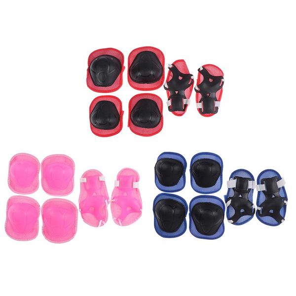 6pc/set skating protective gear set elbow pads bicycle skateboard ice skate roller knee protector for kids gift adjustable, Black;gray
6pc/set skating protective gear set elbow pads bicycle skateboard ice skate roller knee protector for kids gift adjustable, Black;gray