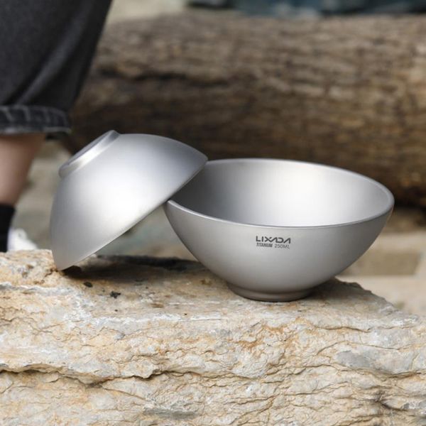 camp kitchen lixada 250ml/450ml titanium double wall dinner bowl for home outdoor camping backpacking picnic
camp kitchen lixada 250ml/450ml titanium double wall dinner bowl for home outdoor camping backpacking picnic
