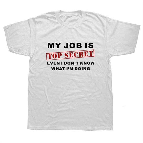 funny my job is secret men custom pattern cotton short sleeve man humour slogan lot joke present casual, White;black
funny my job is secret men custom pattern cotton short sleeve man humour slogan lot joke present casual, White;black