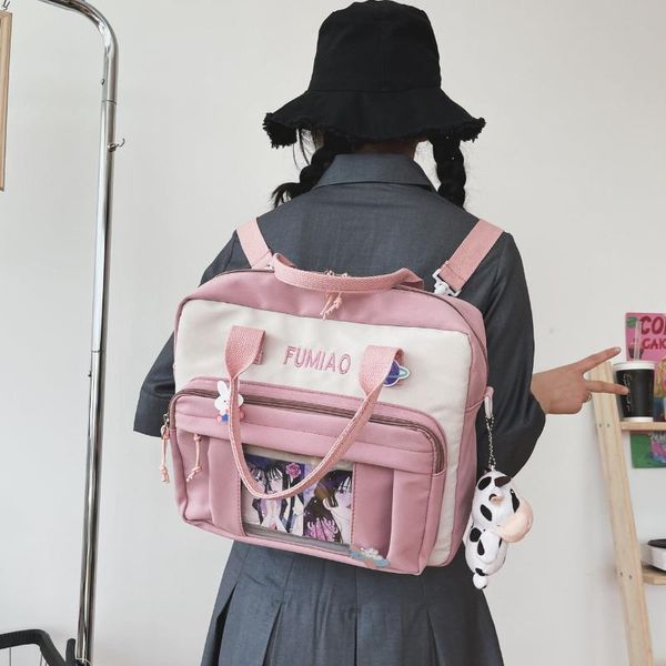 backpack fashion kawaii multi-function women bagpack cute girls small shoulder rucksack travel mochila for femal teenagers school bag
backpack fashion kawaii multi-function women bagpack cute girls small shoulder rucksack travel mochila for femal teenagers school bag
