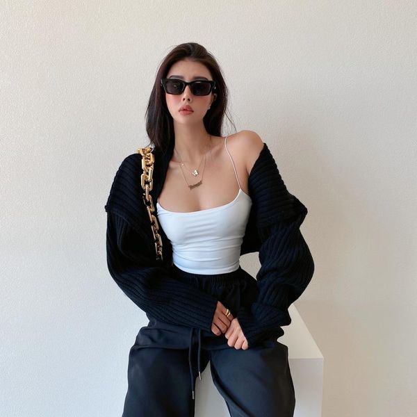 women's sweaters womengaga street beat bat sleeve shawl cardigan short knitted long sweater womens a97k, White;black
women's sweaters womengaga street beat bat sleeve shawl cardigan short knitted long sweater womens a97k, White;black