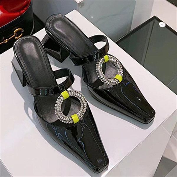 dress shoes crystal pumps women mules summer white black chunky square med heels slip on woman fashion rhinestone sandals slippers
dress shoes crystal pumps women mules summer white black chunky square med heels slip on woman fashion rhinestone sandals slippers