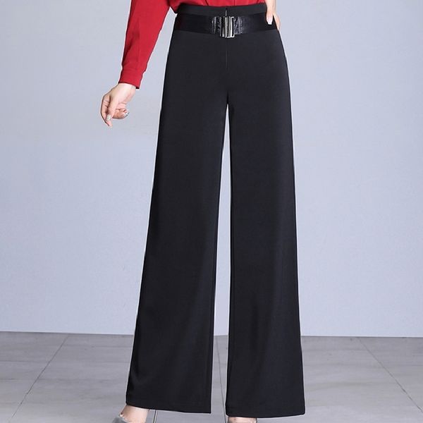 2021 new broad-legged of the women all-match with women's solid casual lady simplicity pants pvg3, Black;white
2021 new broad-legged of the women all-match with women's solid casual lady simplicity pants pvg3, Black;white