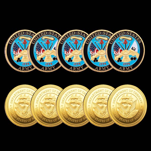 5pcs non magnetic crafts us military coin 1775 usa department of navy army gold plated color novelty commemorative challenge badge gifts
5pcs non magnetic crafts us military coin 1775 usa department of navy army gold plated color novelty commemorative challenge badge gifts