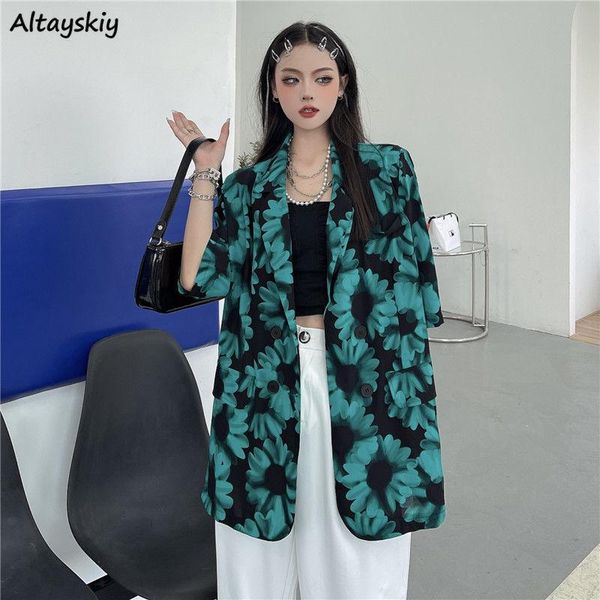 women's suits & blazers women green floral summer casual fashion aesthetic all-match holiday korean style college femme clothing haraju, White;black
women's suits & blazers women green floral summer casual fashion aesthetic all-match holiday korean style college femme clothing haraju, White;black
