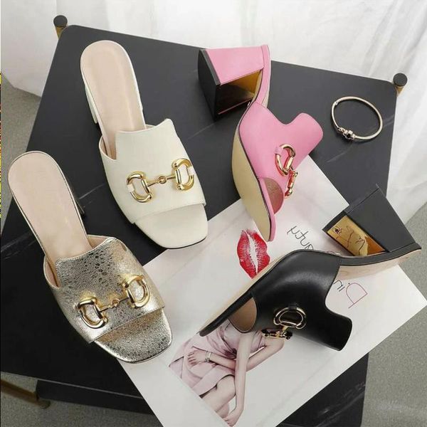 cowhide summer high slipper women 100% leather black buckle metal 2021 35-41-42 white fashion thick heel sandals lady half beach shoes mbwo
cowhide summer high slipper women 100% leather black buckle metal 2021 35-41-42 white fashion thick heel sandals lady half beach shoes mbwo