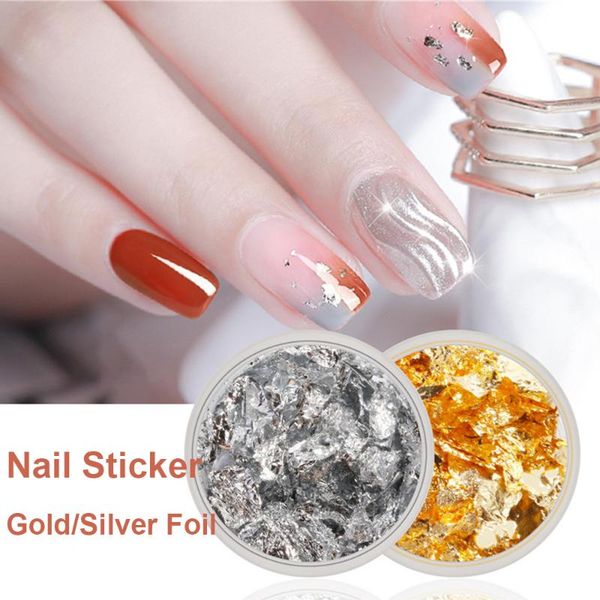 nail art decorations 1 box gold sliver glitter foil paper irregular flakes diy magic effect sticker sequins women manicure decoration, Silver;gold
nail art decorations 1 box gold sliver glitter foil paper irregular flakes diy magic effect sticker sequins women manicure decoration, Silver;gold