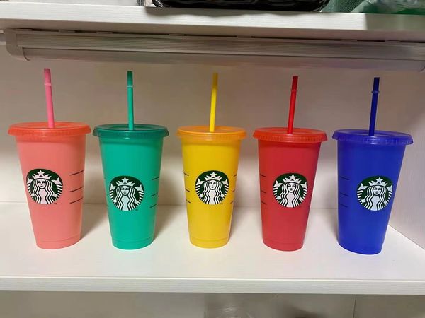 starbucks cups 24oz/700ml plastic color chaning tumblers coffee mug bottles with straws lid gift product 50pcs dhl
starbucks cups 24oz/700ml plastic color chaning tumblers coffee mug bottles with straws lid gift product 50pcs dhl