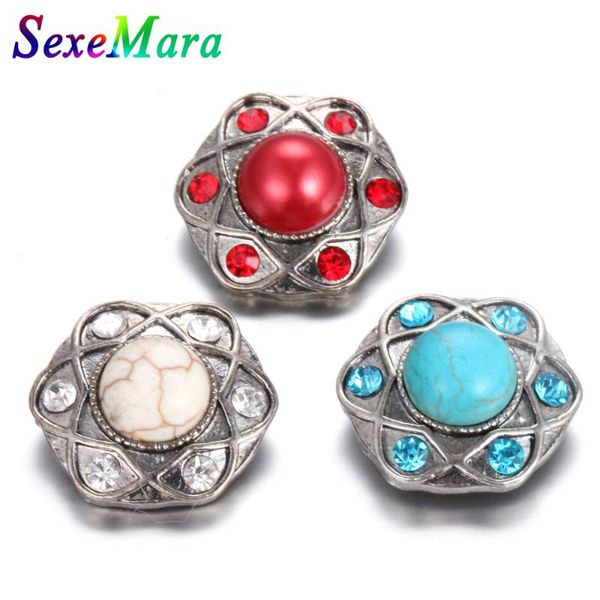 charm bracelets 6pcs/lot 18mm crystal metal flower snap buttons jewelry fit button necklace bracelet for women diy, Golden;silver
charm bracelets 6pcs/lot 18mm crystal metal flower snap buttons jewelry fit button necklace bracelet for women diy, Golden;silver