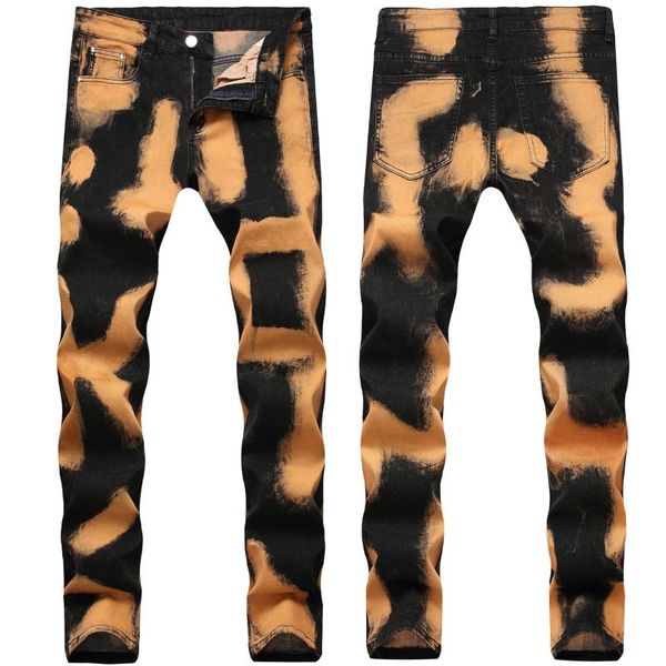 men's jeans arrive men' slim stretch black color contrast street fashion pants light luxury stylish casual, Blue
men's jeans arrive men' slim stretch black color contrast street fashion pants light luxury stylish casual, Blue
