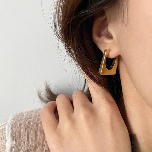 hoop & huggie statement geometric smooth square earrings for women 18k gold plated stainless steel circle party jewelry, Golden;silver
hoop & huggie statement geometric smooth square earrings for women 18k gold plated stainless steel circle party jewelry, Golden;silver