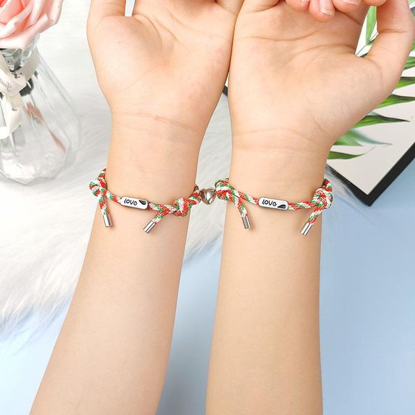 charm bracelets 2pcs sun and moon bracelet magnet attracts couple rope chain on hand xmas jewelry christmas gift from girlfriend, Golden;silver
charm bracelets 2pcs sun and moon bracelet magnet attracts couple rope chain on hand xmas jewelry christmas gift from girlfriend, Golden;silver