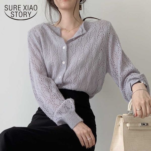 solid elegant knitted cardigan hollow out blouses women casual lantern long sleeve shirts women blusa feminina 9824 210528, White
solid elegant knitted cardigan hollow out blouses women casual lantern long sleeve shirts women blusa feminina 9824 210528, White
