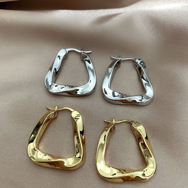 fashion designer new jewelry celi irregular simple cold trapezoidal earrings brass metal wind artistic personalized, Golden
fashion designer new jewelry celi irregular simple cold trapezoidal earrings brass metal wind artistic personalized, Golden