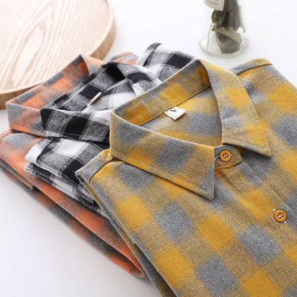 2021 plaid shirts womens blouses lady long sleeve loose checked female clothes outwear new arrivals spring autumn lazy style vwxz, White
2021 plaid shirts womens blouses lady long sleeve loose checked female clothes outwear new arrivals spring autumn lazy style vwxz, White