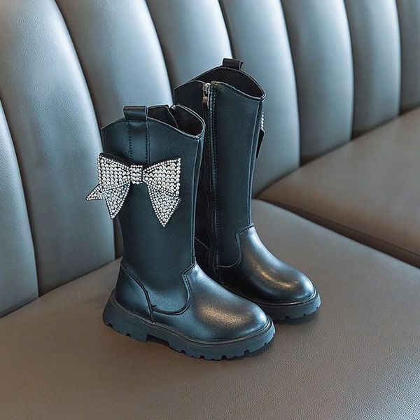 boots kids winter warm black pu leather soft bowknot diamante glitter sweet girl' long boot 27-37 fashion children flat shoe, Black;grey
boots kids winter warm black pu leather soft bowknot diamante glitter sweet girl' long boot 27-37 fashion children flat shoe, Black;grey