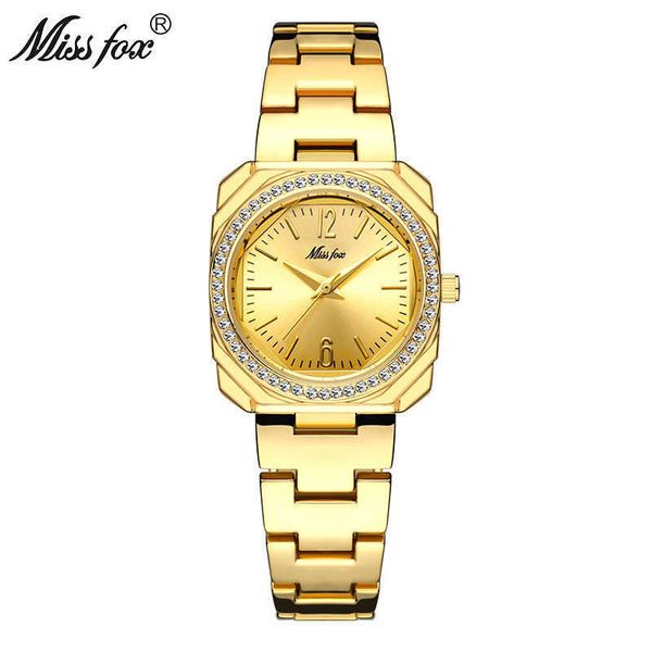 miss fox new fashion simple diamond inlaid waterproof watch women's quartz watch, Slivery;brown
miss fox new fashion simple diamond inlaid waterproof watch women's quartz watch, Slivery;brown