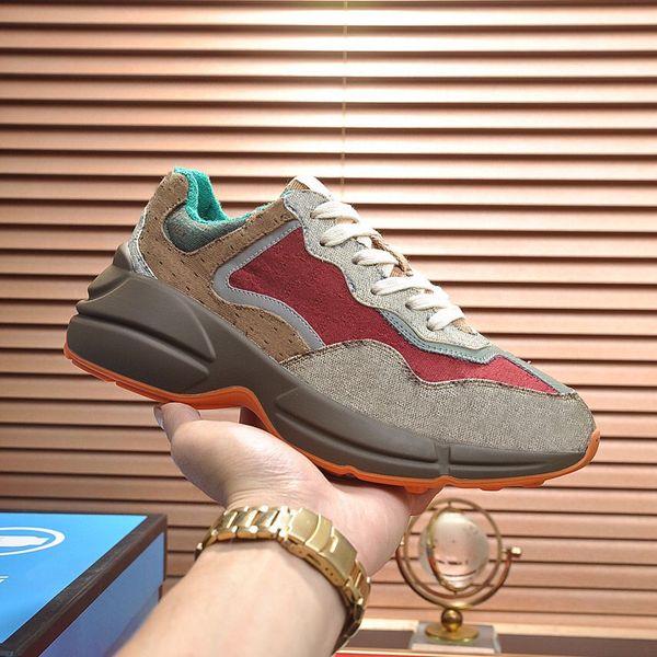 2021 fashion designer sneakers sports shoes men women trainers vintage chaussures ladies casual shoe sneakerss rhyton sneaker box size 35-46, Black
2021 fashion designer sneakers sports shoes men women trainers vintage chaussures ladies casual shoe sneakerss rhyton sneaker box size 35-46, Black