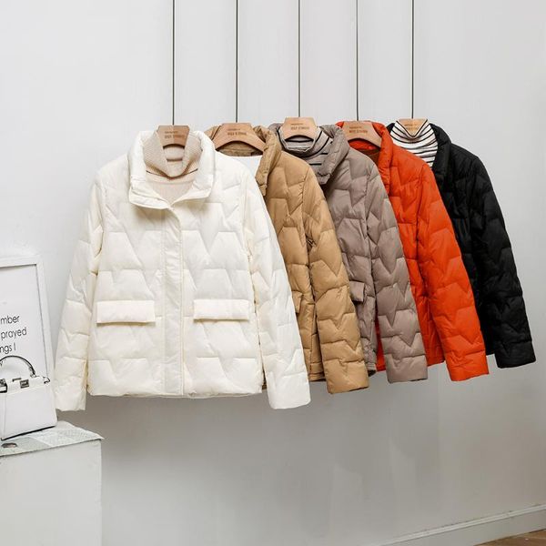 women's jackets winter outwear women jacket white duck down coats female loose ultralight windproof parkas casual puffer portable warm, Black;brown
women's jackets winter outwear women jacket white duck down coats female loose ultralight windproof parkas casual puffer portable warm, Black;brown