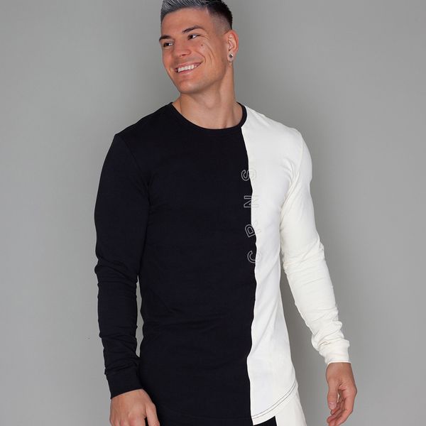 fashion 2021 patchwork t-shirt men long sleeve slim t shirts autumn new casual tee shirt male fitness black brand clothing f0ot, White;black
fashion 2021 patchwork t-shirt men long sleeve slim t shirts autumn new casual tee shirt male fitness black brand clothing f0ot, White;black