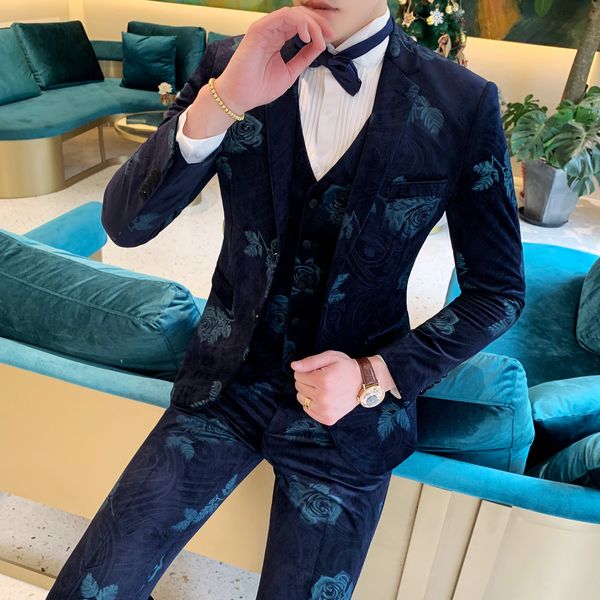 men in blue tuxedos royal pink elegant suits clothes gentlemen's fashionable men's clothing palco menses smoking vests zv41, White;black
men in blue tuxedos royal pink elegant suits clothes gentlemen's fashionable men's clothing palco menses smoking vests zv41, White;black
