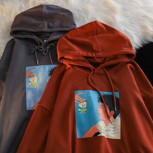 women's hoodies & sweatshirts couples hoodie harajuku personality print streetwear simplicity loose sportswears autumn fleece casual sw, Black
women's hoodies & sweatshirts couples hoodie harajuku personality print streetwear simplicity loose sportswears autumn fleece casual sw, Black