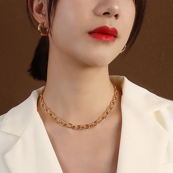 women mens stainless steel necklaces chains choker 40+5cm long silver gold 2colors hip hop fashion jewelry p1078
women mens stainless steel necklaces chains choker 40+5cm long silver gold 2colors hip hop fashion jewelry p1078