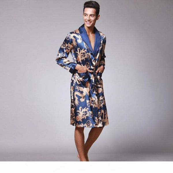 male chinese style dragon robe bathing home sleep wear silk satin soft embroidery loose v-neck men pajamas nightgown kimono, Black;brown
male chinese style dragon robe bathing home sleep wear silk satin soft embroidery loose v-neck men pajamas nightgown kimono, Black;brown
