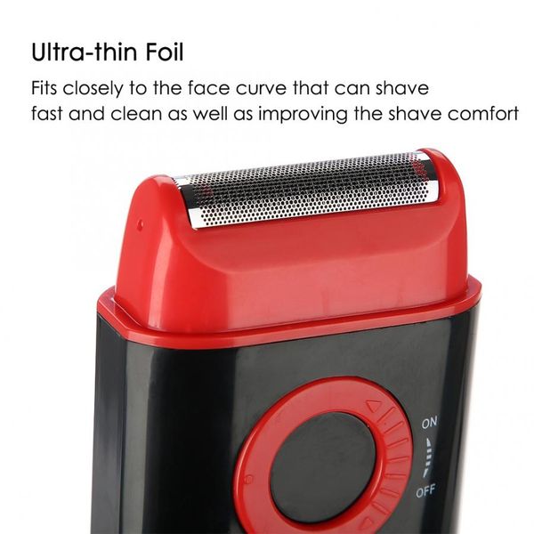 eletrico electric shaver ultra-thin foil -up beard trimmer aa battery power shaving razor for men
eletrico electric shaver ultra-thin foil -up beard trimmer aa battery power shaving razor for men