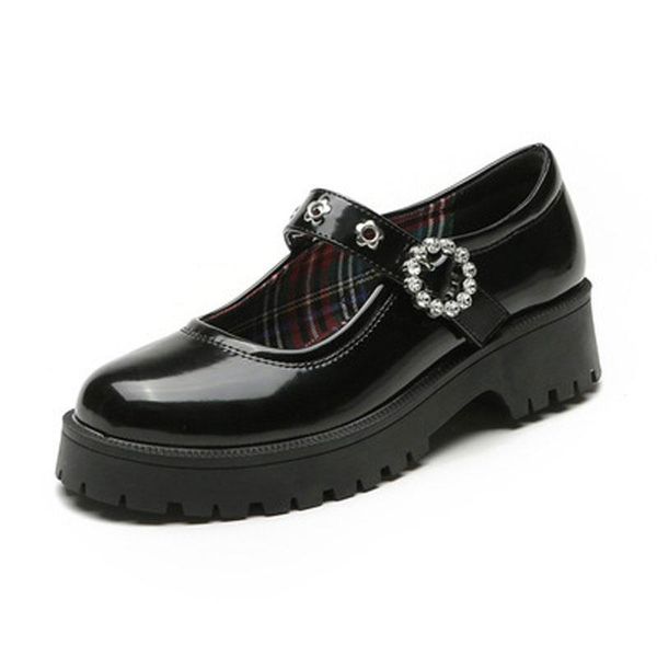 dress shoes 2021 fashion women block high heel lolita shoe platform small leather round toe shallow belt buckle single, Black
dress shoes 2021 fashion women block high heel lolita shoe platform small leather round toe shallow belt buckle single, Black