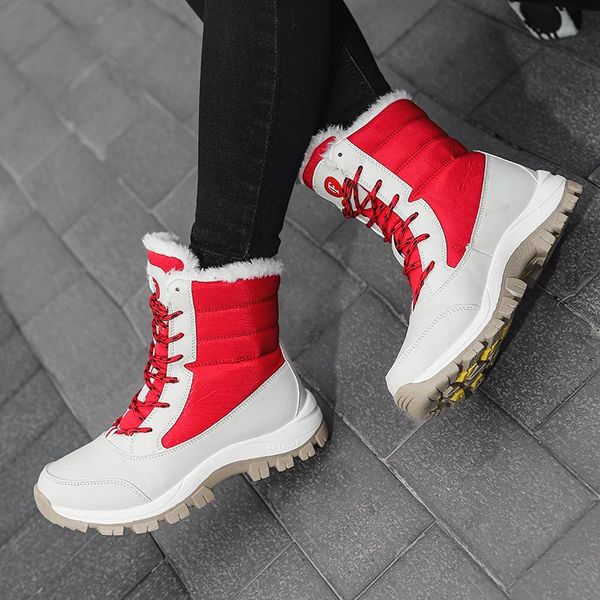 boots warm plush snow women waterproof woman winter plus size 42 non slip platform cotton shoes, Black
boots warm plush snow women waterproof woman winter plus size 42 non slip platform cotton shoes, Black