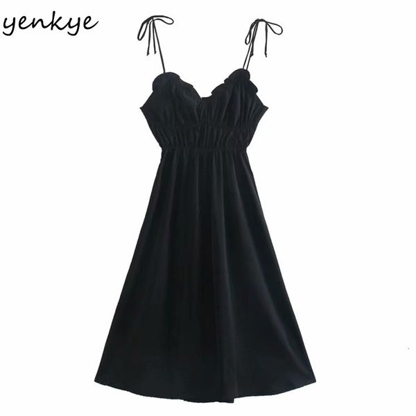 2021 new summer women backless black party female sleeveless v neck elastic waist a-line night out vestido k24f, Black;gray
2021 new summer women backless black party female sleeveless v neck elastic waist a-line night out vestido k24f, Black;gray