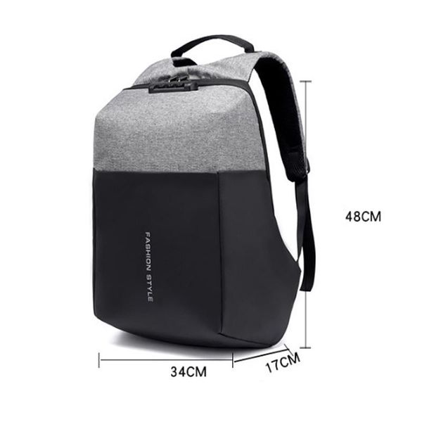 backpack selling men anti-theft lock casual travel school bag with invisible usb charging port -b5
backpack selling men anti-theft lock casual travel school bag with invisible usb charging port -b5