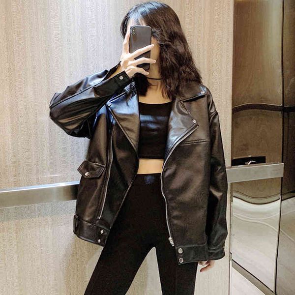 women's jackets female fake leather jacket, big punk for women, black biker's spring and autumn vgp3, Black;brown
women's jackets female fake leather jacket, big punk for women, black biker's spring and autumn vgp3, Black;brown