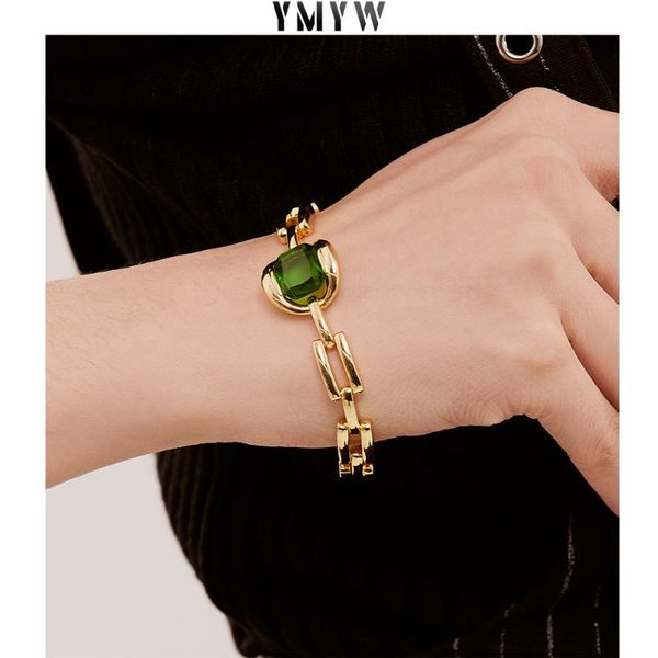 charm bracelets ymyw 18 real gold plated bracelet bagnle for women green crystal stainless steel metal fashion bangle jewelry 2021, Golden;silver
charm bracelets ymyw 18 real gold plated bracelet bagnle for women green crystal stainless steel metal fashion bangle jewelry 2021, Golden;silver