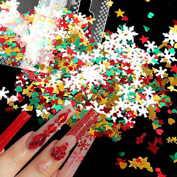 nail art decorations glitter snowflake decoration christmas tree stars cross equins flakes crafts diy manicures 3d accessories sewing, Silver;gold
nail art decorations glitter snowflake decoration christmas tree stars cross equins flakes crafts diy manicures 3d accessories sewing, Silver;gold