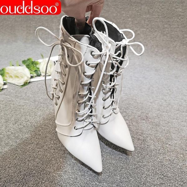 boots ods autumn winter women high heels pu leather zipper booties pointed toe ankle lace up woman shoes white red 461, Black
boots ods autumn winter women high heels pu leather zipper booties pointed toe ankle lace up woman shoes white red 461, Black