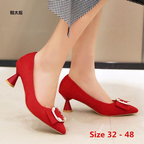 dress shoes stiletto women pumps high heel party wedding concise office lady heels small big size 32 - 48, Black
dress shoes stiletto women pumps high heel party wedding concise office lady heels small big size 32 - 48, Black