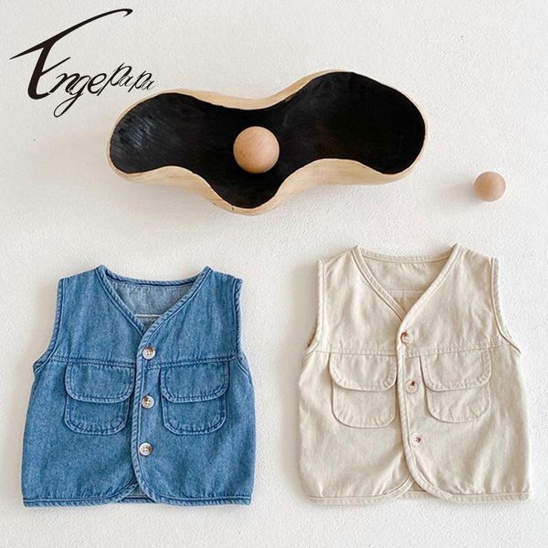 waistcoat engepapa 2021 autumn baby boys&girls denim cotton vest coat casual pure color pocket outerwear infant clothing, Camo
waistcoat engepapa 2021 autumn baby boys&girls denim cotton vest coat casual pure color pocket outerwear infant clothing, Camo