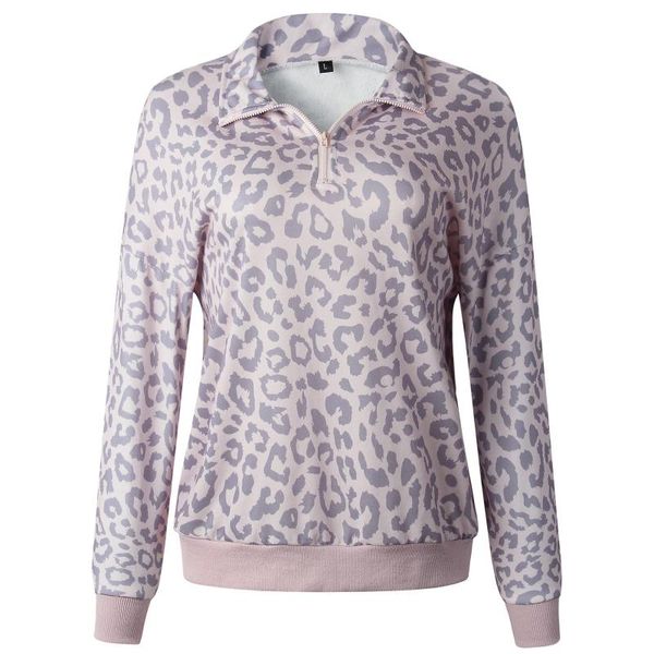 womens autumn long sleeve sweatshirt turtleneck 1/4 zip up loose pullover tunic leopard printed stand collar shirts, Black
womens autumn long sleeve sweatshirt turtleneck 1/4 zip up loose pullover tunic leopard printed stand collar shirts, Black